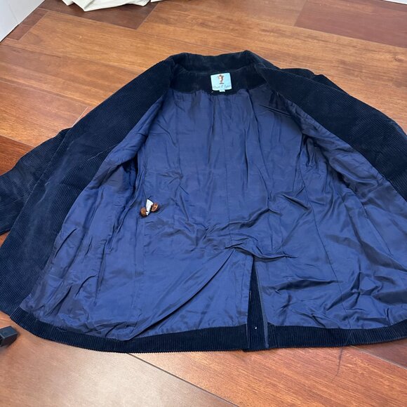 Papo d'Anjo Boys Navy Blue Corduroy Womens Blazer Size 14 - Picture 7 of 7